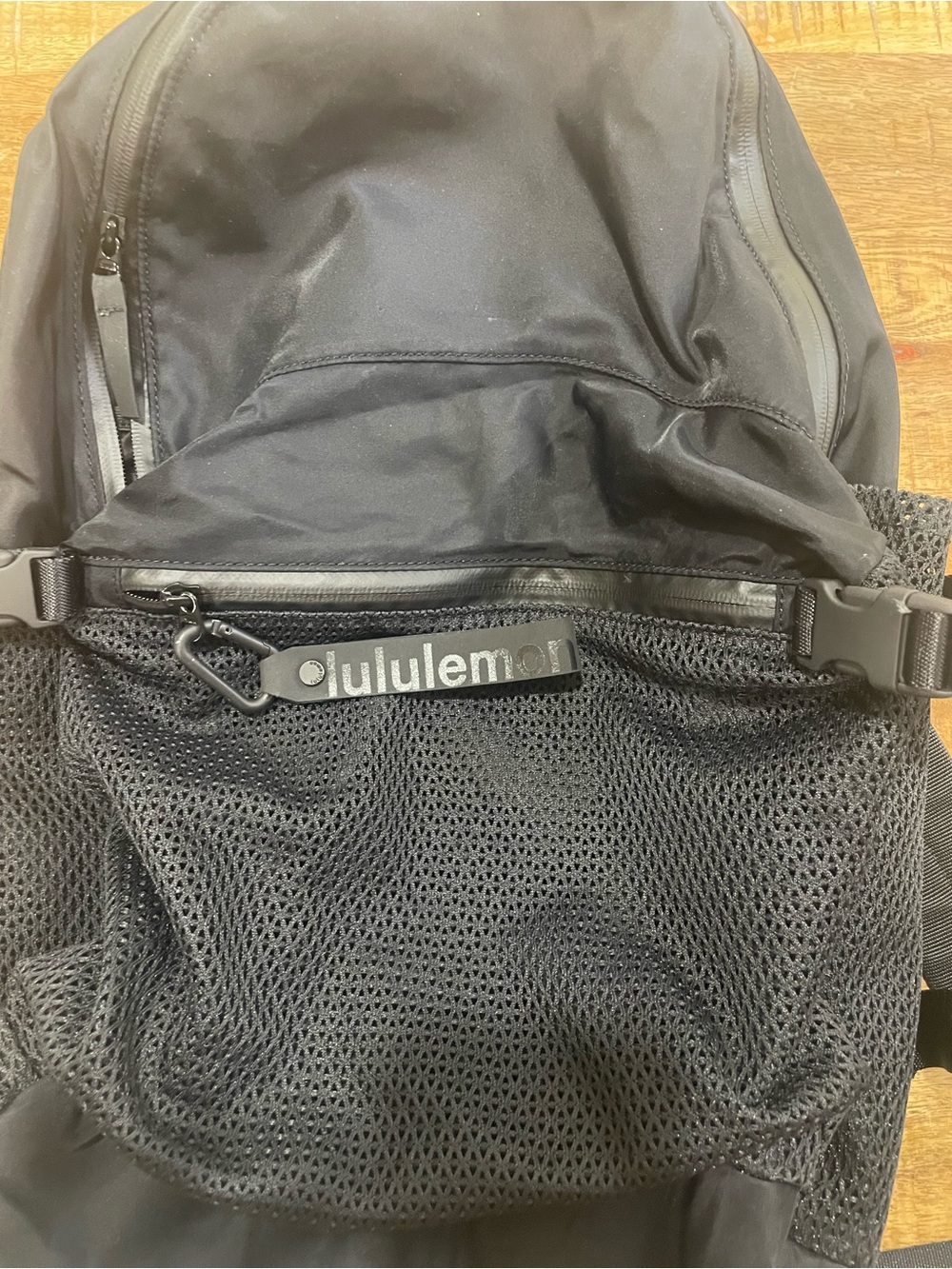 lululemon athletica Black Mesh-Front Backpack - amazing deal same one is 110